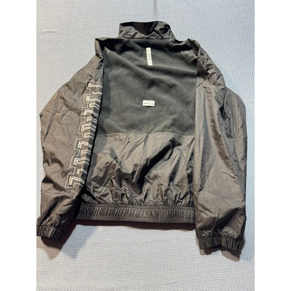 Jordan Jumpman Hybrid Fleece Jacket Mens M Black DD0388-010 New‎